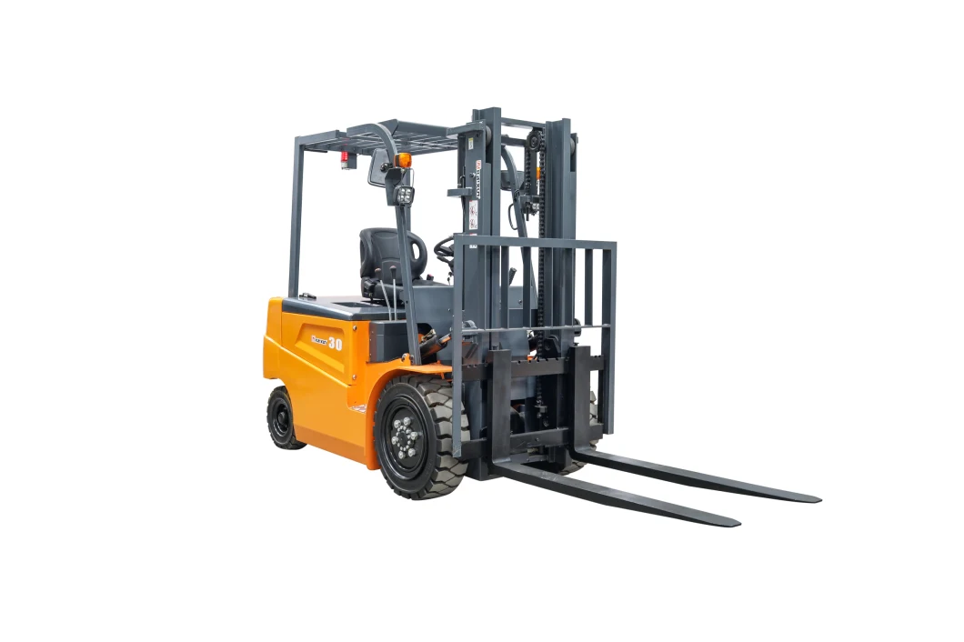 3t 3m Four Wheel Electric Truck Counterbalanced Hydraulic Forklift Sitting Driving Style