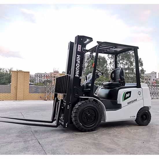 Movmes 中国メーカー 2.5/3.5 トン/トン 2500kg 3500kg ミニ電動フォークリフト価格、サイドシフトとソリッドラバーカウンターウェイト付き、新品/パレット/マニュアル